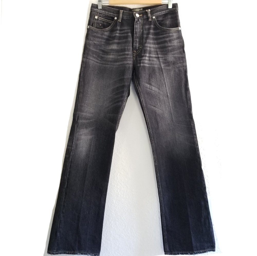 Golden Goose High Rise Denim Pants Size S Small Black - Picture 2 of 11
